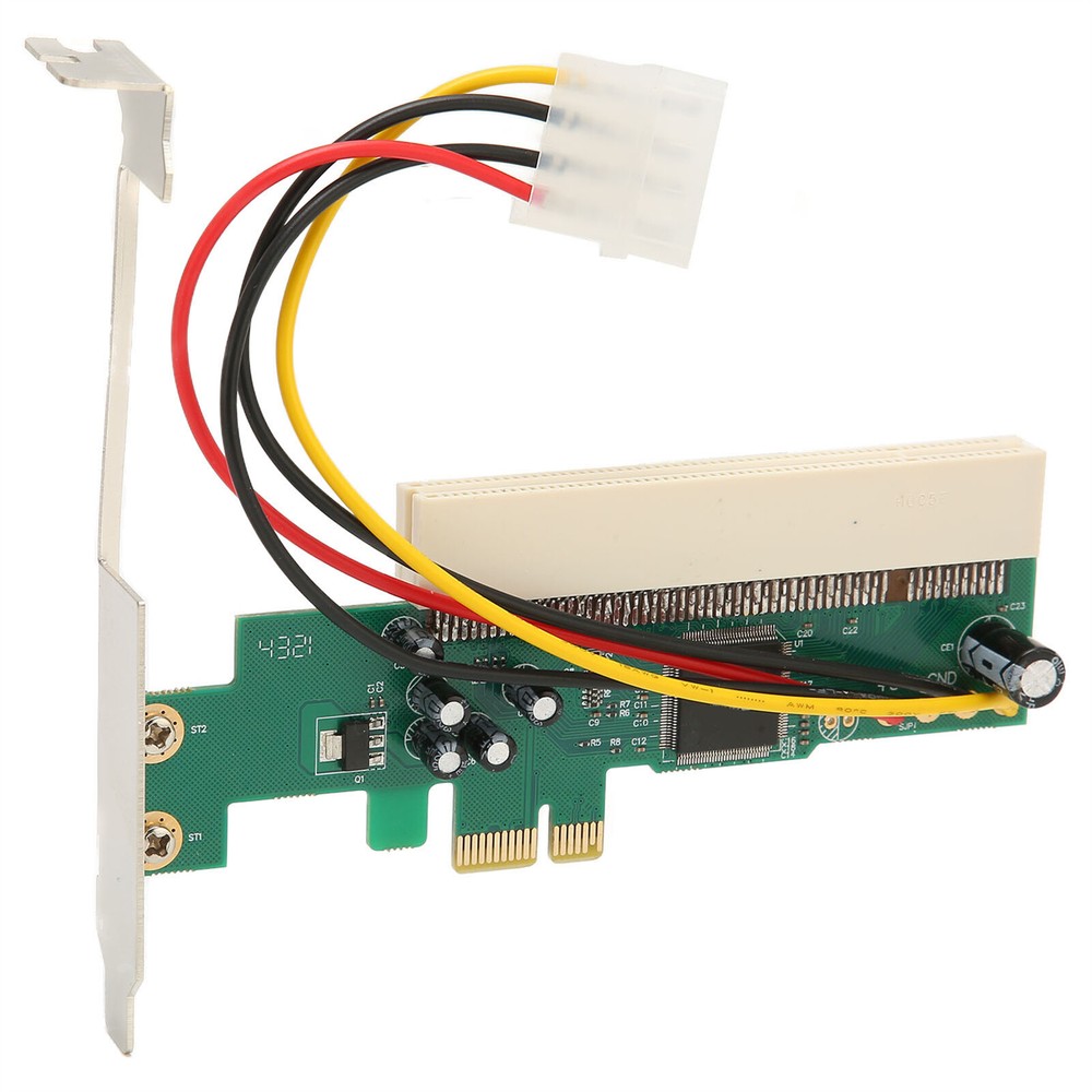 PCI Express to PCI Adapter Card 2.5Gbps Data Transfer 4 Pin