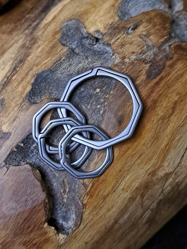 Gentlemen Series Titanium Sidepush Keyring Set