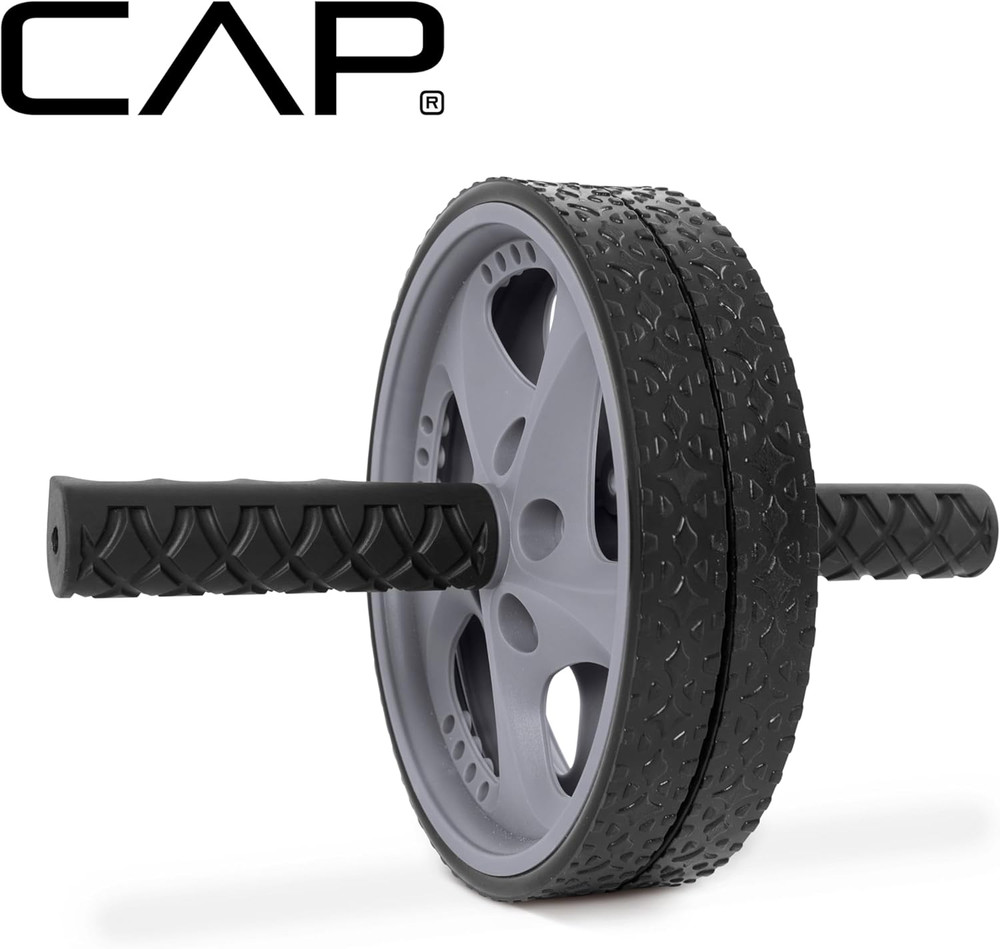 CAP Barbell Abdominal Wheel, Black/Gray