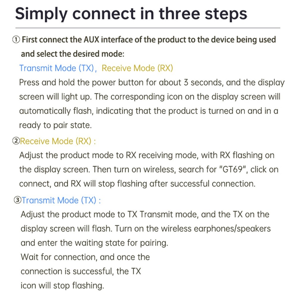 USB Bluetooth 5.4 Transmitter Receiver 4in1 Wireless Audio 3.5mm Aux Car Adapter