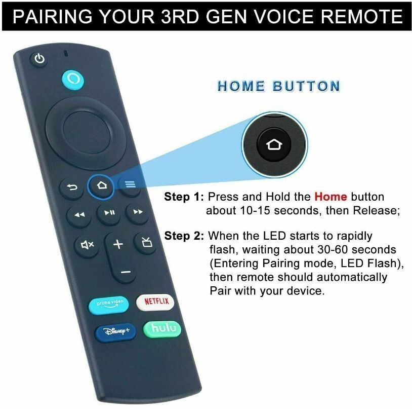 New Replace L5B83G For Amazon Fire TV Stick 4K Fire TV Cube Voice Remote Control