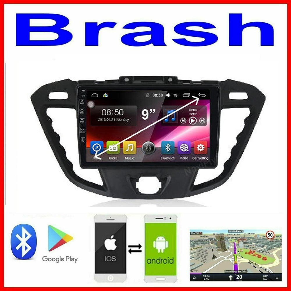 FORD TRANSIT 2014-2017 VO  GPS CARPLAY ANDROID AUTO CAMERA ODB DAB TPMS DVR