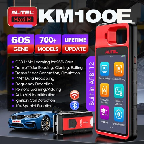 2025 Autel MaxiIM KM100 KM100E Key Fob Programming Tool Programmer Immobilizer