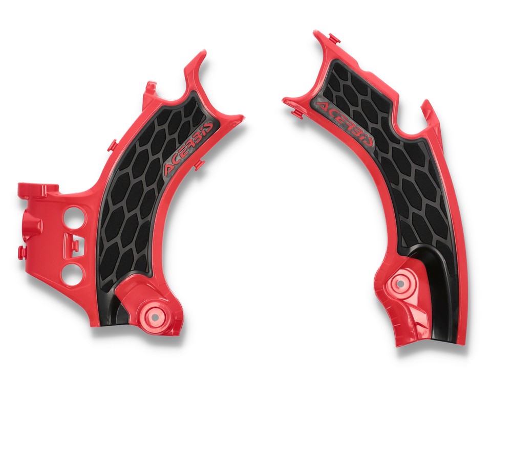 Acerbis X-Grip Frame Guards Red/Black 2911441018