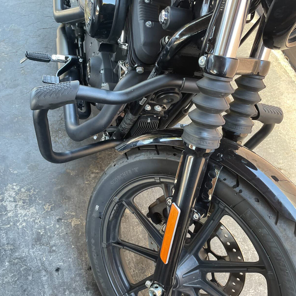 Engine Guard Highway Crash Bar For Harley Sportster 883 1200 XL XR 48 72 2004-23