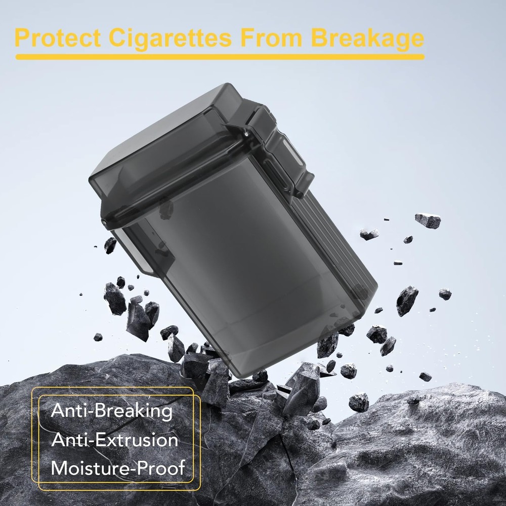 Masseul Module Box, Waterproof Cigarette Case, Cigarettes Case for 100mm King...