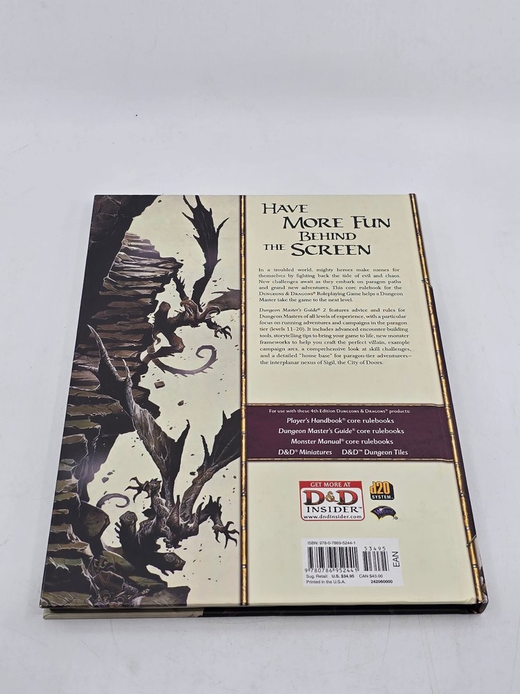 Dungeons & Dragons Dungeon Master's Guide 2 4th Edition 2009 Hardcover