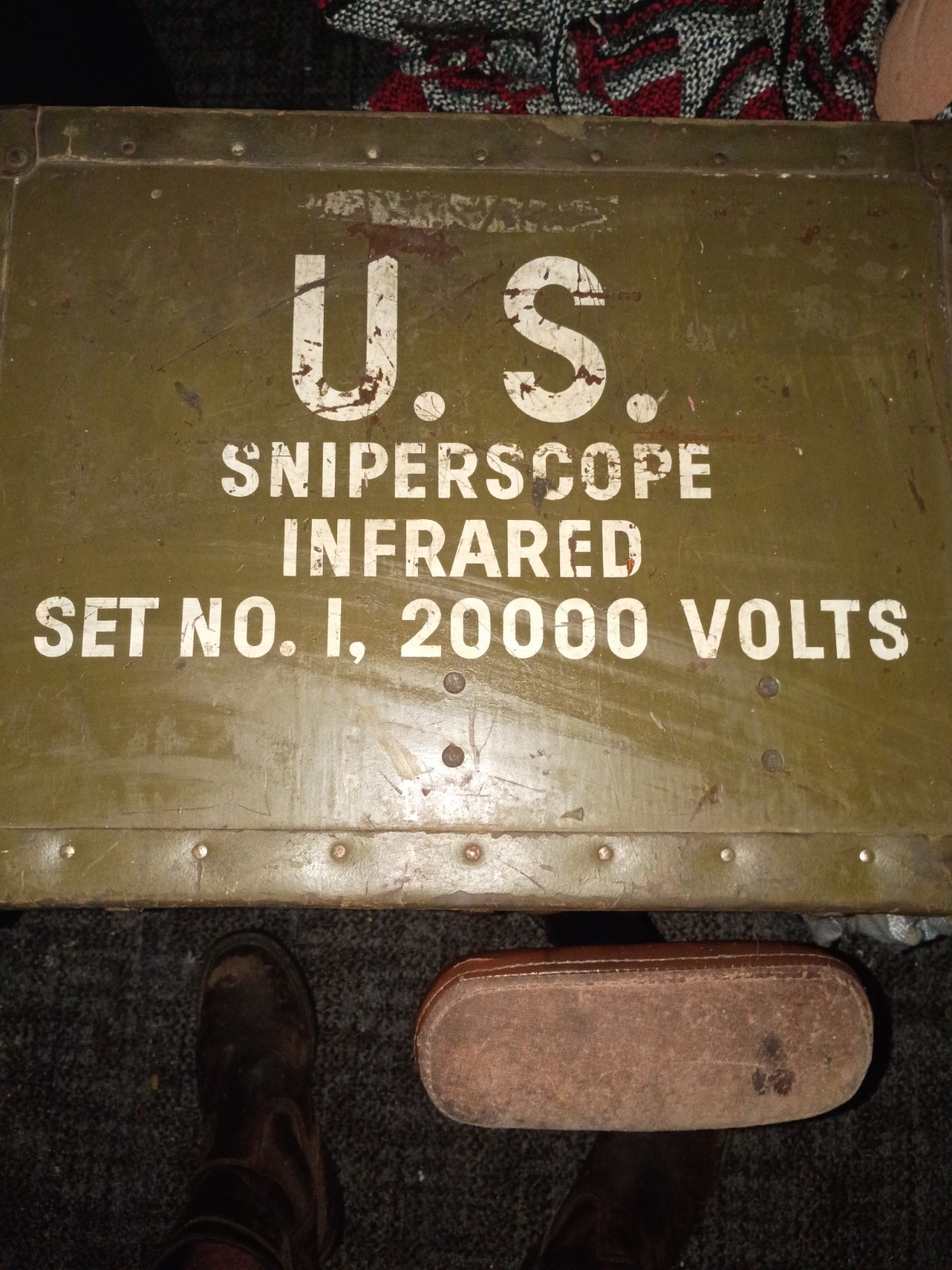 Capehart-Farnsworth U.S. Army Sniperscope Infrared Chest 20k Volts Militaria