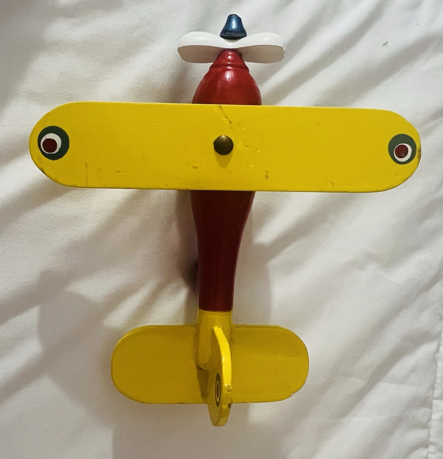 ARCO MEXICO Mexican Handcrafted Wood Airplane Toy