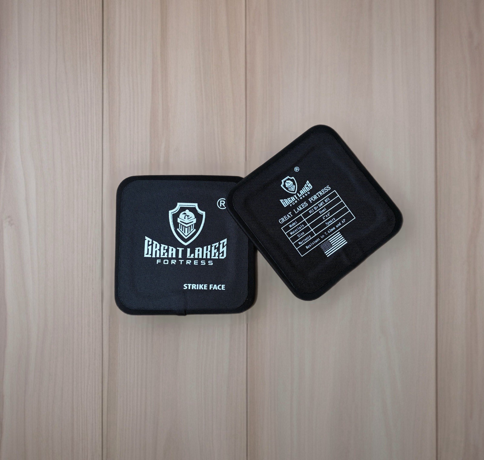 Level 3+ Body Armor Plates - Stops M855 /SS109 Side 6x6 Set Lighter Than Ar500