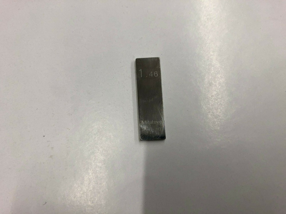 1.46mm Mitutoyo Steel Rectangular Gauge Gage Block