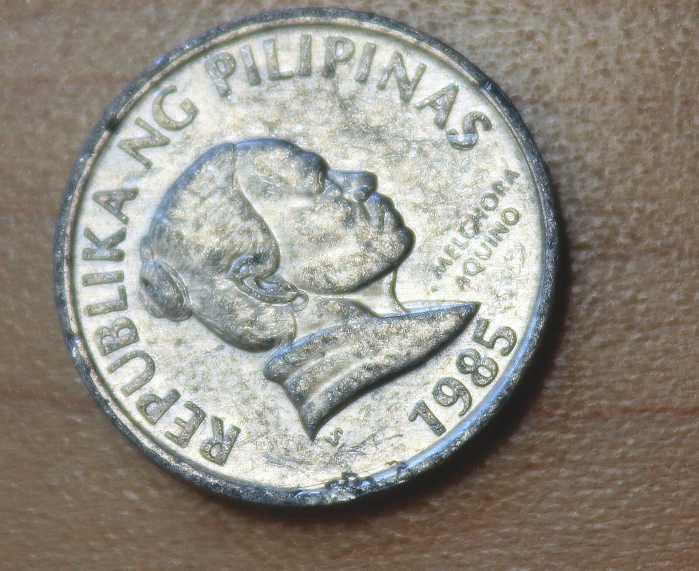 1985 Philippines 5 Sentimos Orchid