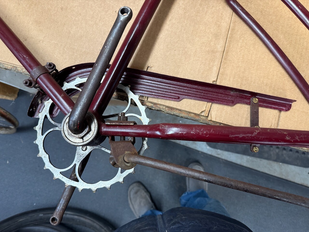 Schwinn Prewar Standard 26" Mens Straightbar Bicycle Frame Set 1941 to 1945