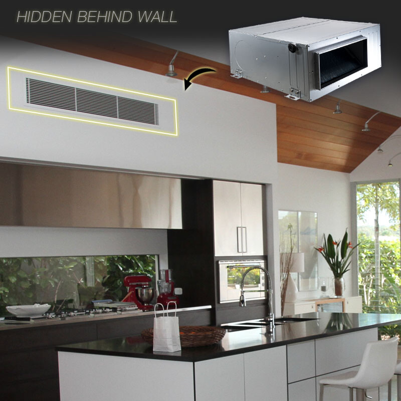 Stealth 9K / 12K / 18K / 24K BTU Conceal Duct Multi-Zone Mini-Split Air Handler