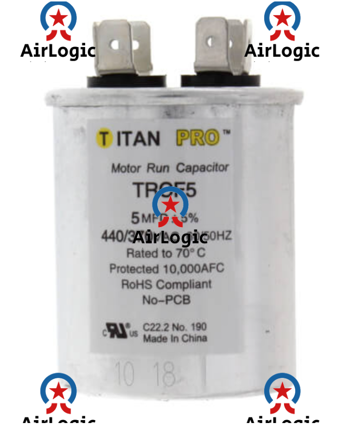 621433 622131 Intertherm Nordyne Miller 5 uf MFD 370 Volt VAC Run Capacitor