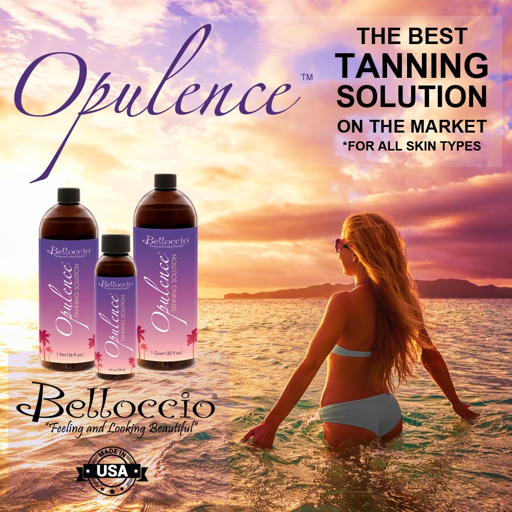 Belloccio SUNLESS TANNING AIRBRUSH SYSTEM Compressor Opulence DHA Tan Solution