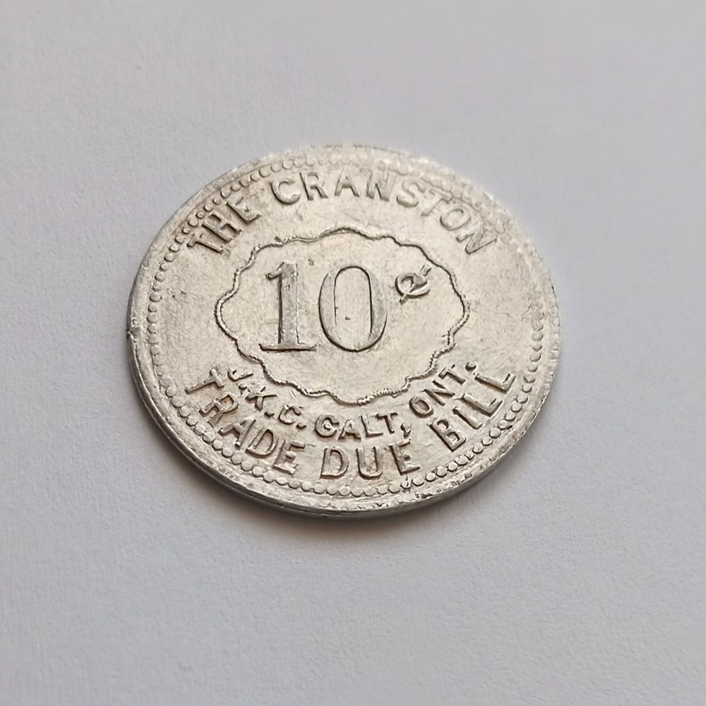 Waterloo Canada Bricker and Diebel 10 Cent Store Coin