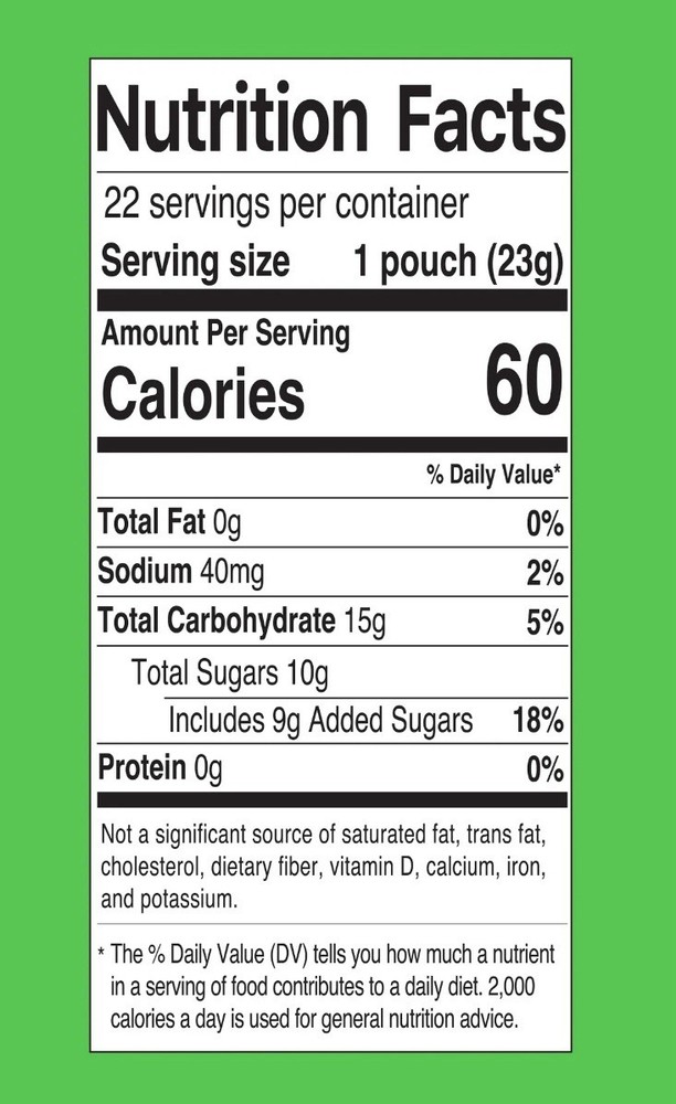 Unspeakable Apple Strawberry Fruit Snacks, 22 Count