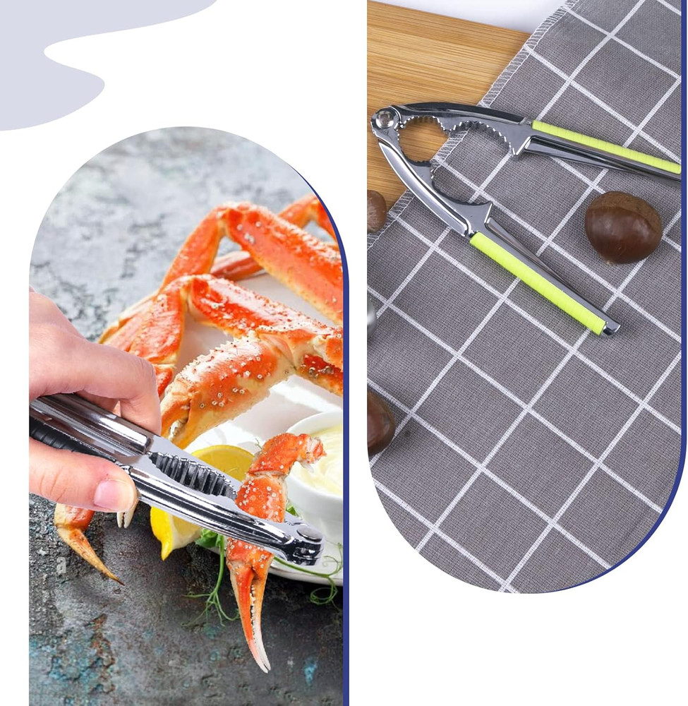 Nut Cracker Seafood Tool Walnut Cracker for All Nuts Heavy Duty Shell Cracker