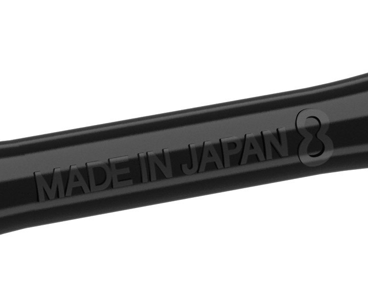 8 Flight Black Slim Fixed Dart Shafts