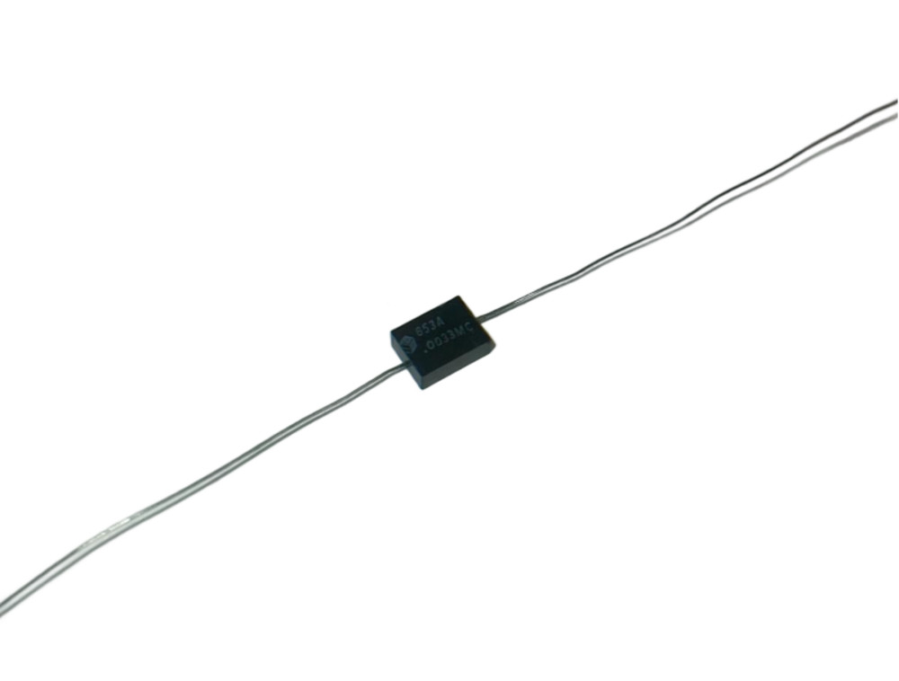 653A1C332M Flame Retardant, Epoxy Case, Rectangular Axial Leads, .0033MFD 26AWG