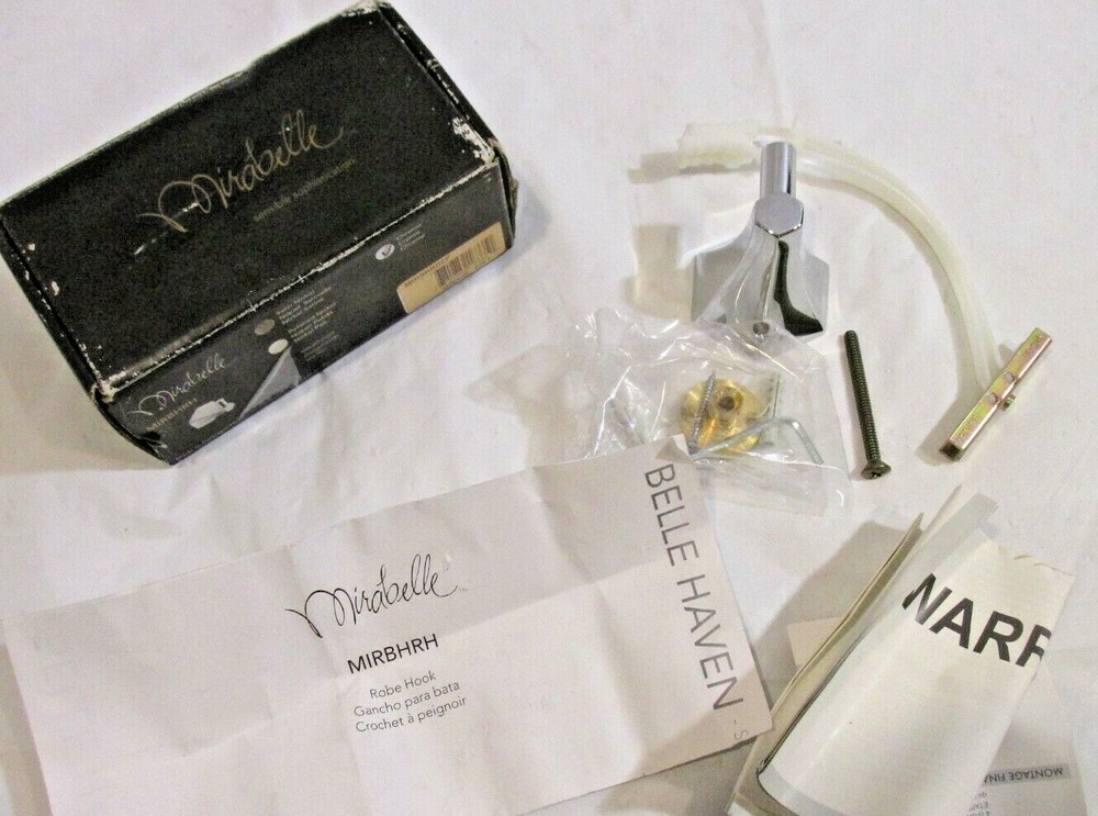 Mirabelle MIRBHRH - Chrome Robe Hook