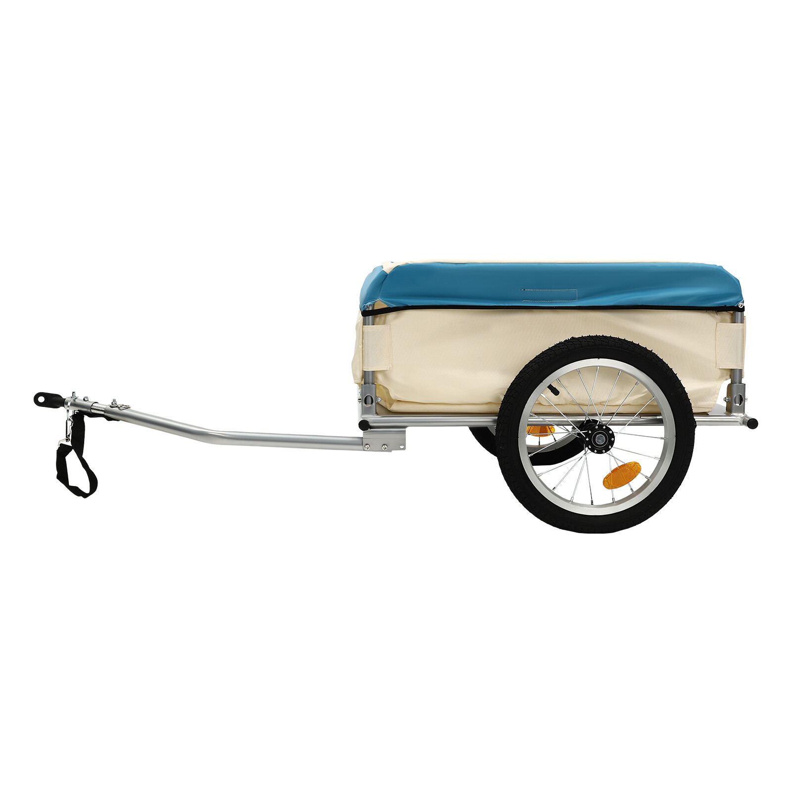 Bicycle Bike Cargo Trailer Steel Carrier Storage Cart Wheel Runner For Shopping