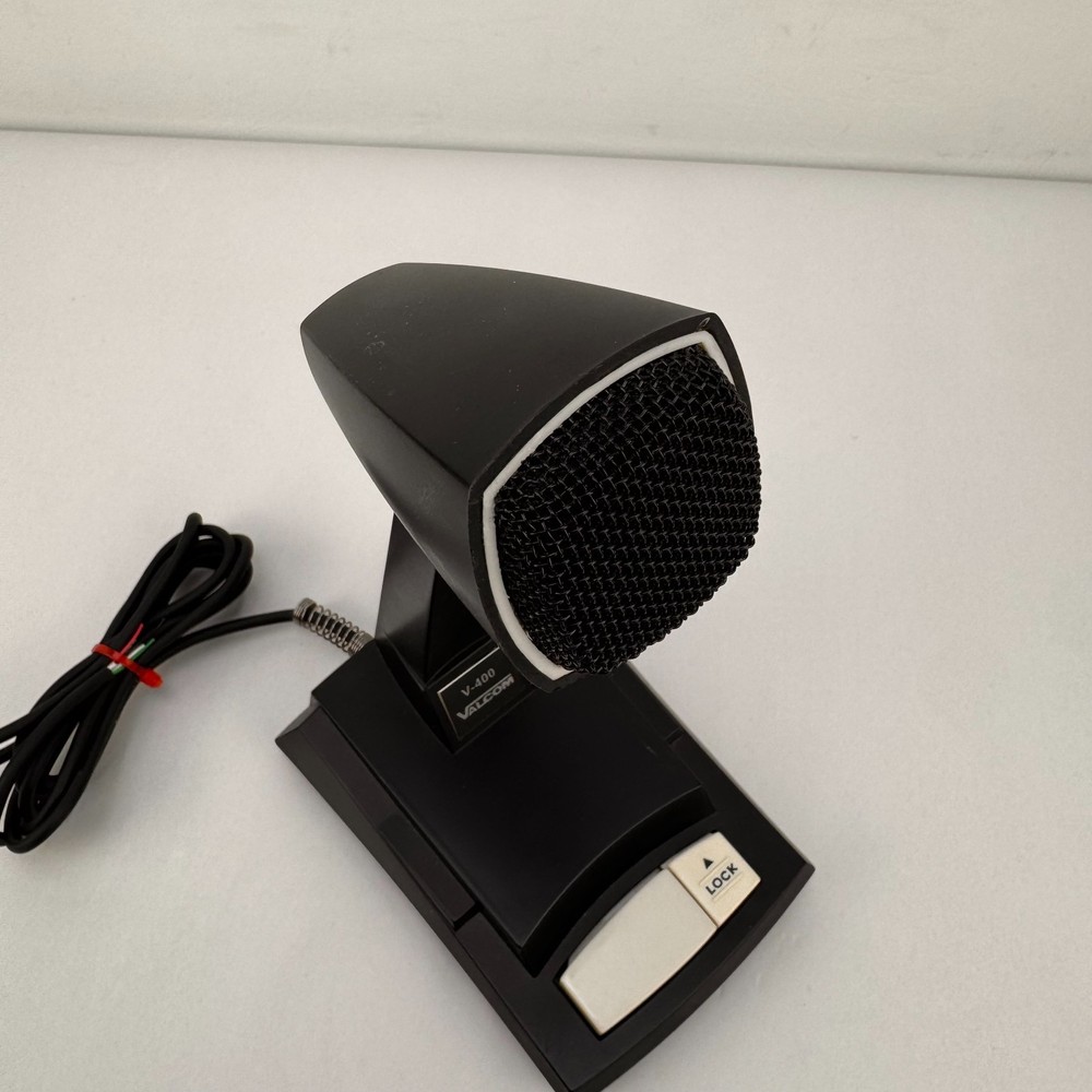 Valcom V-400 / Astatic 878HL Desktop Microphone for Paging Intercom Systems