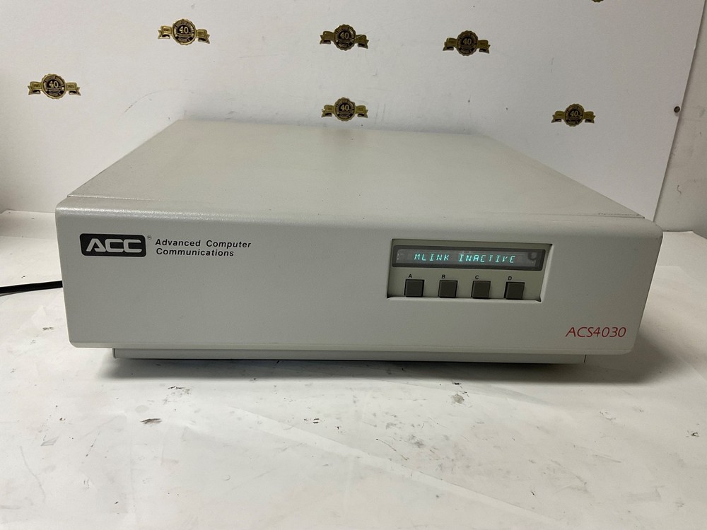 ACC Advanced Computer Communication model ACS4030 powers up & self test fine
