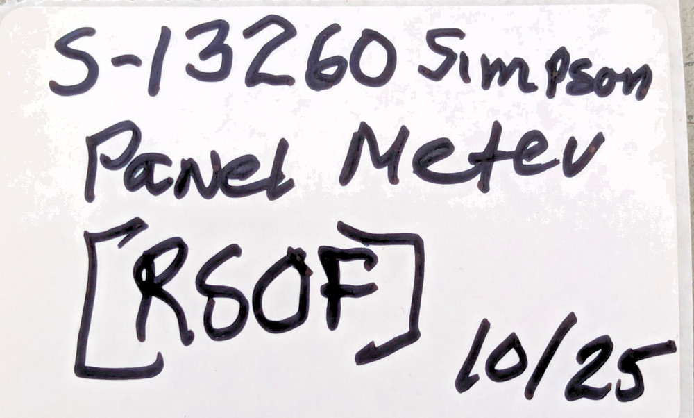 0-1000 DC MICROAMPERES PANEL METER SIMPSON S13260 NEW IN BOX [RSOF]
