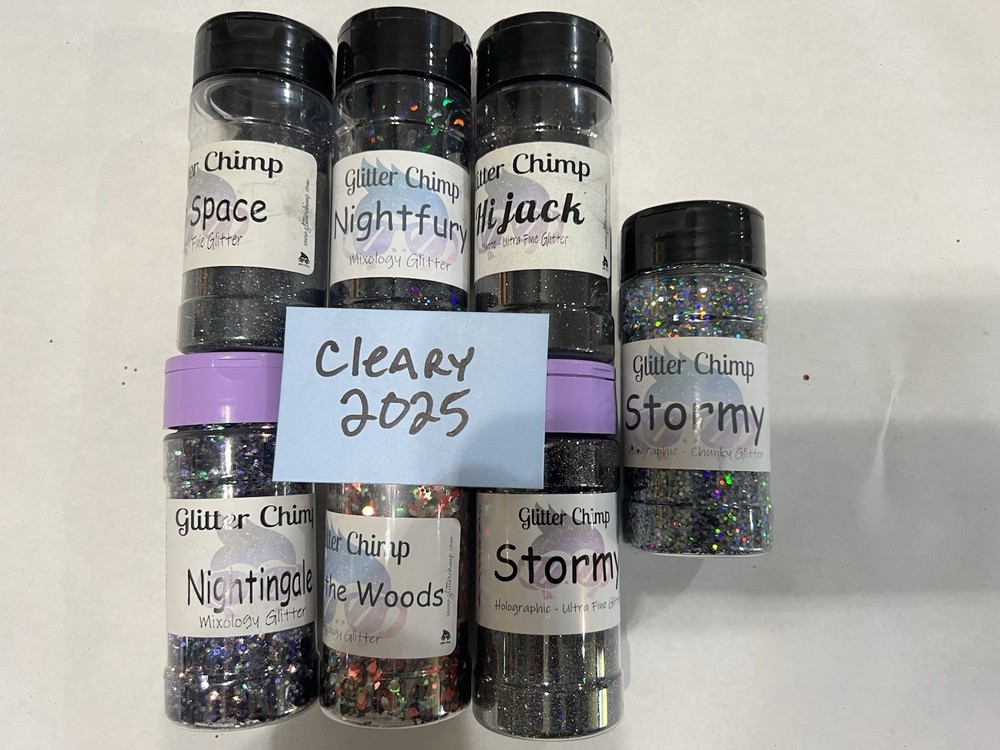 199 Bottles Mostly Glitter Chimp Glitter