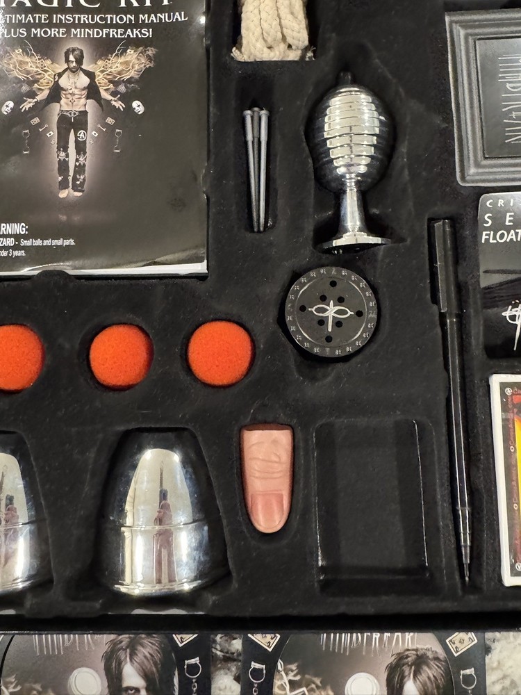 Criss Angel Mindfreak Ultimate Magic Kit Complete DVDs Props Set