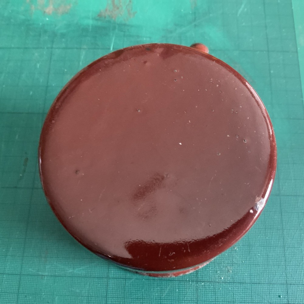 WWII Pattern British Army Military Issue Brown Enamel Cup