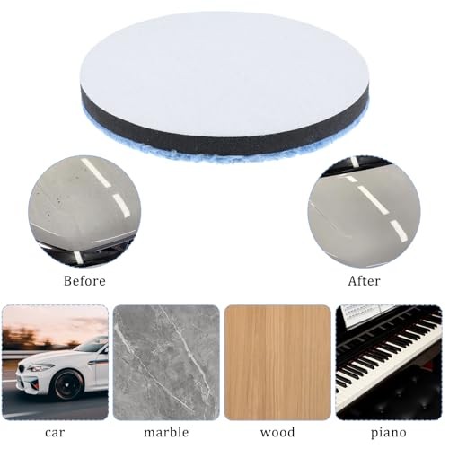 3 Pcs 5.9 Inch 150mm Microfiber Polishing Pad, Polishing Pads, Buffing Pad for