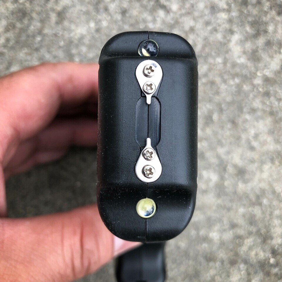 Striker 10 MV Rechargeable Pistol Grip STUN GUN w/ LED Light & Safety Pin NEW