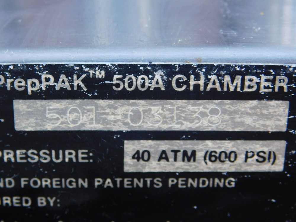 PrepPak 500A Pressure Module Compression Chamber 600psi **Very Heavy**