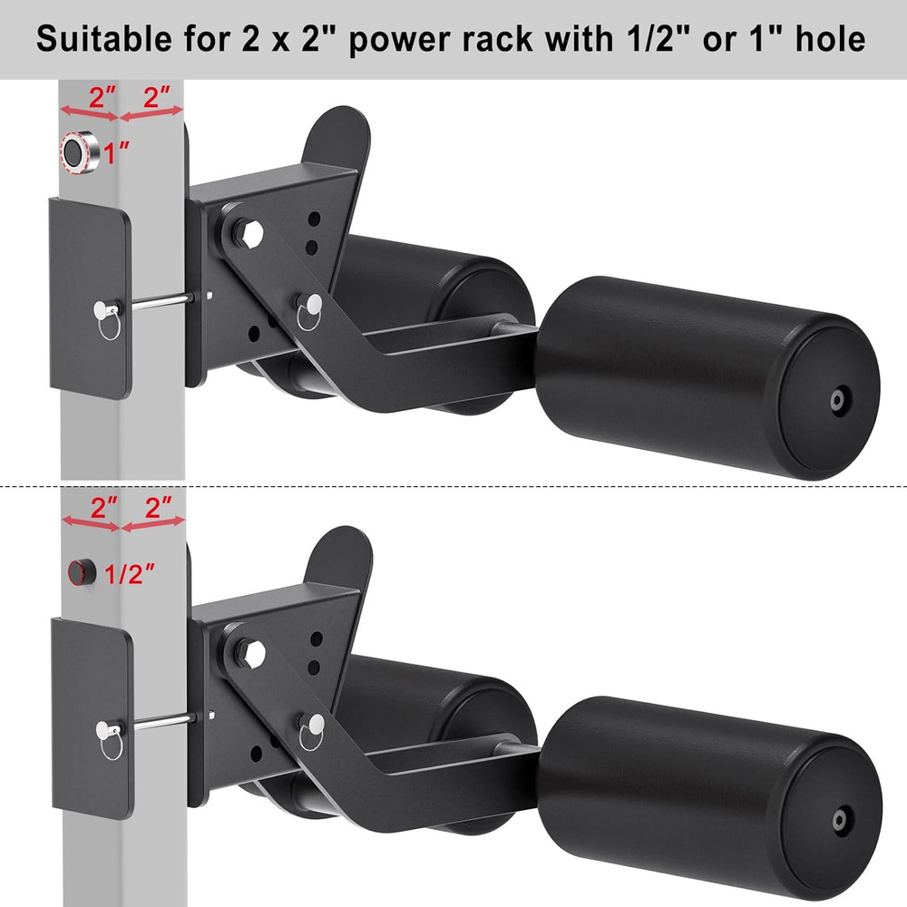Nordic Hamstring Curl Attachment for Power Rack - Adjustable & Durable
