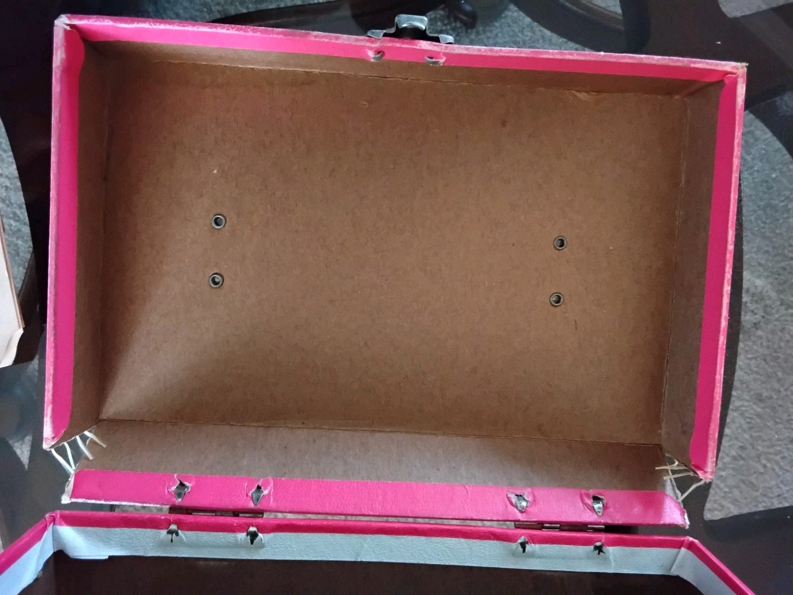 Platter-Pak 1960s Psychedelic Vinyl Record Storage Box Case 45 45’s 1 Owner Pink