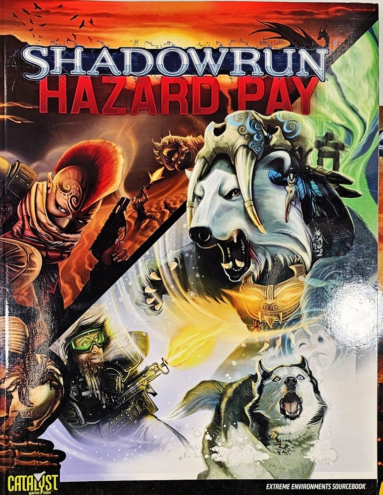 SHADOWRUN 4th EDITION BOOK LOT Catalyst Games
