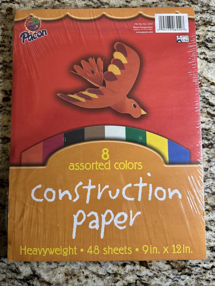 Pacon construction paper 48 Sheets