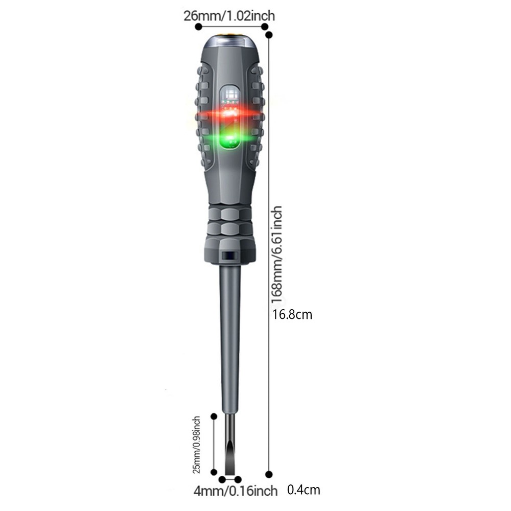 1* Multi-functional Electrician Screwdriver Pencil AC Test Pen Voltage Tester;