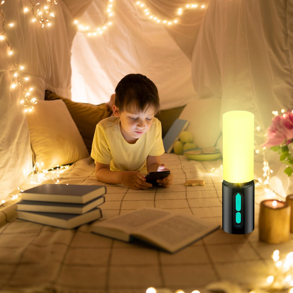 Camping String Light Waterproof with 33Ft Camping Light 8 Modes Rechargeable NEW