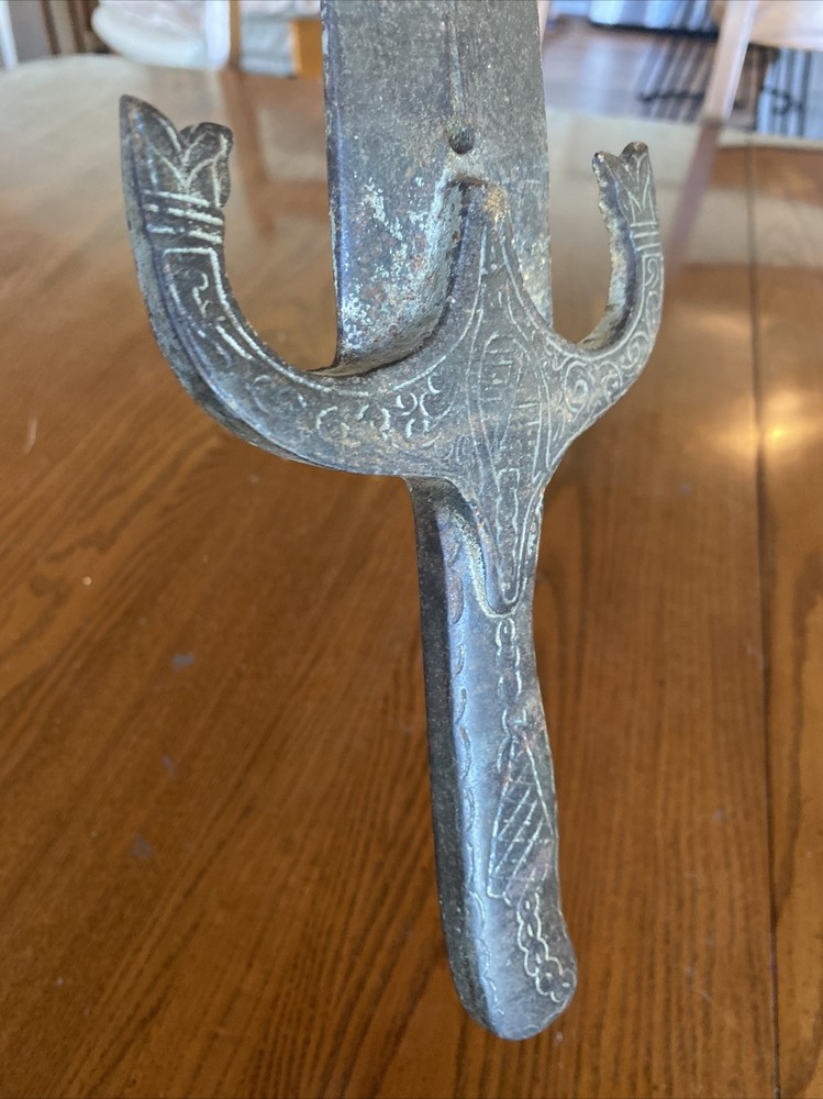 “Antique Look” Solid Metal Wall Mount Display Plaque Decor Sword Dagger Saber