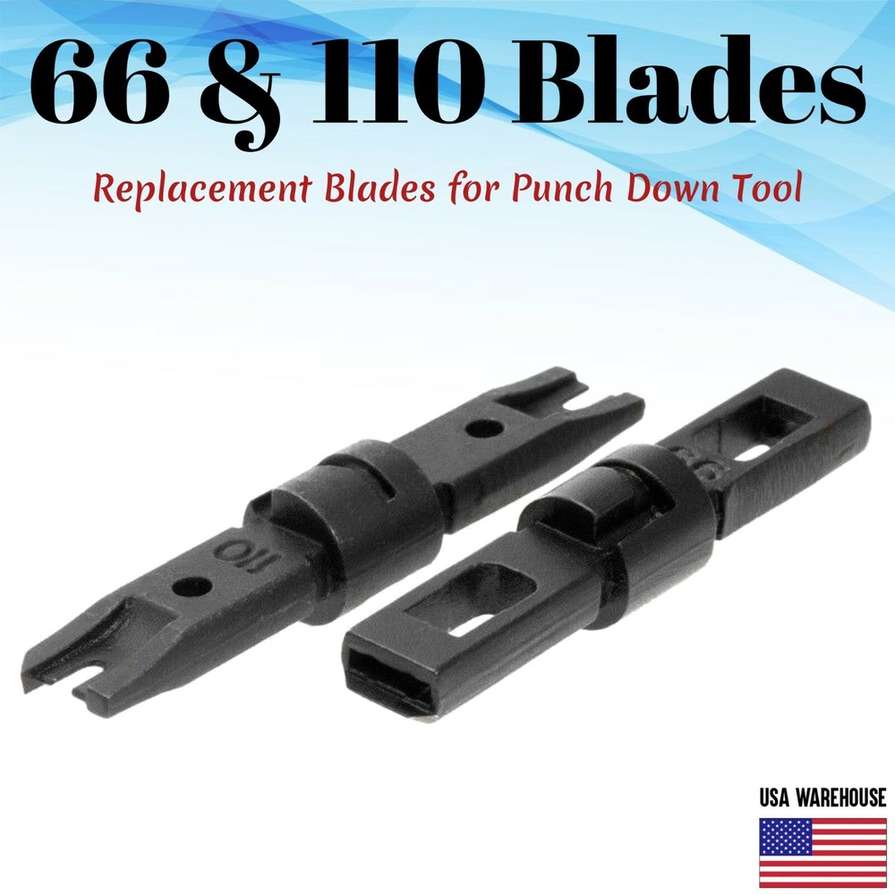 Replacement Blades 110 / 66 Punch Down Tool Network Wire Cable Cat5e Cat6 RJ45