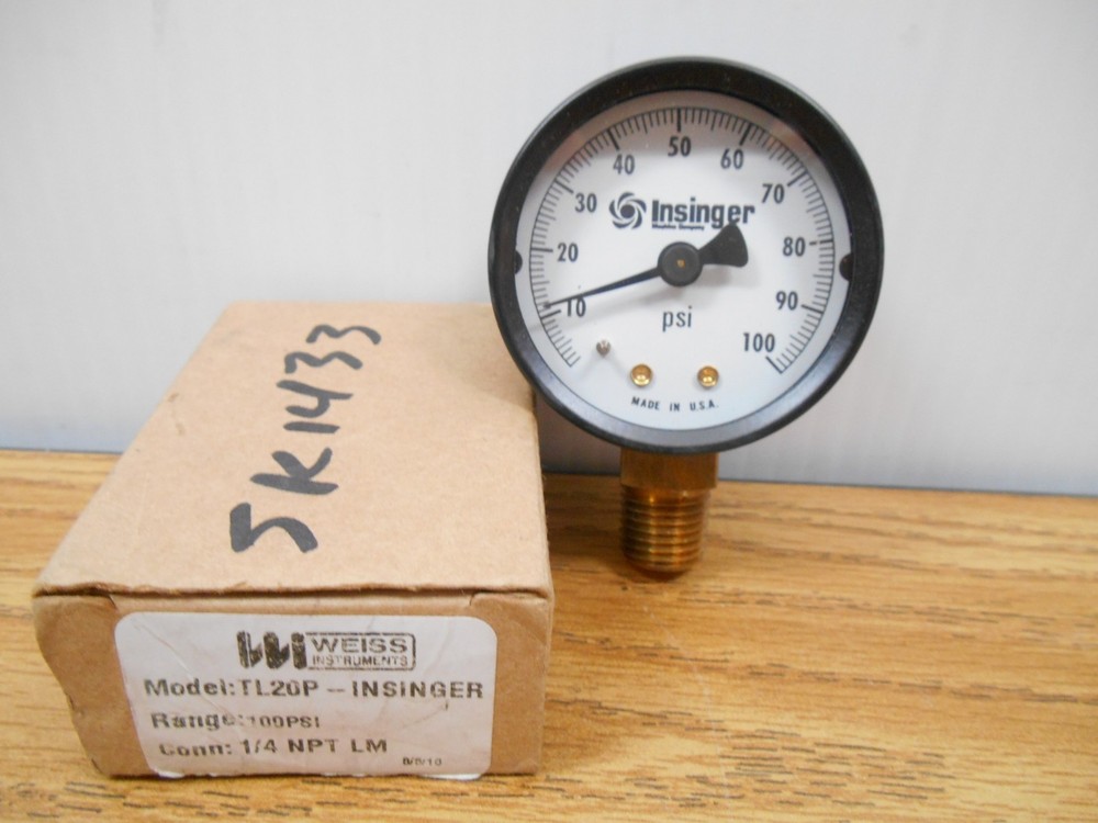 Weiss Instruments TL20P 0–100 Insinger