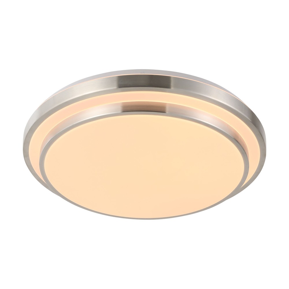 Modern LED Ceiling Light Flush Mount Dimmable Chandelier Lamp w/ Remote Control