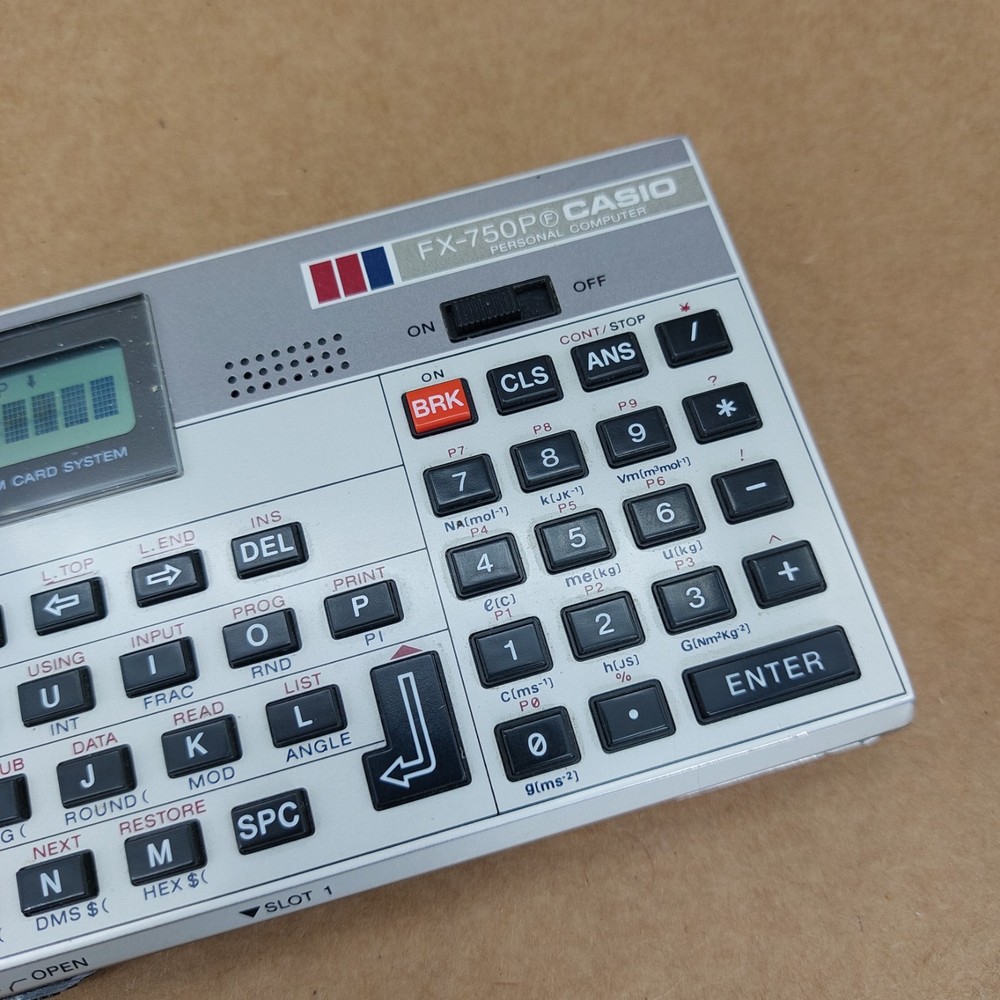 CASIO FX-750P Personal Computer Calculator