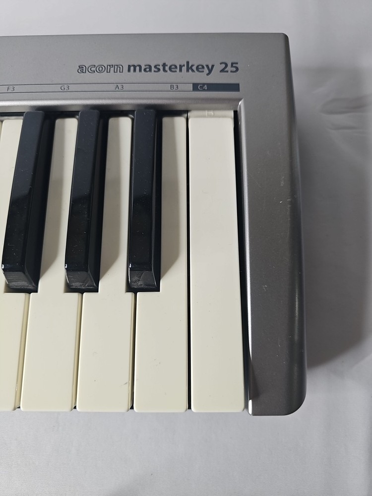 Acorn Masterkey 25 Key USB Midi Keyboard Controller - Tested