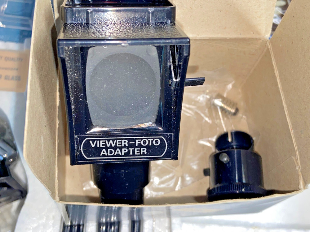 Vintage Aerolite Zoom Model # 876 Microscope Slides Manual Camera Adapter W/Case