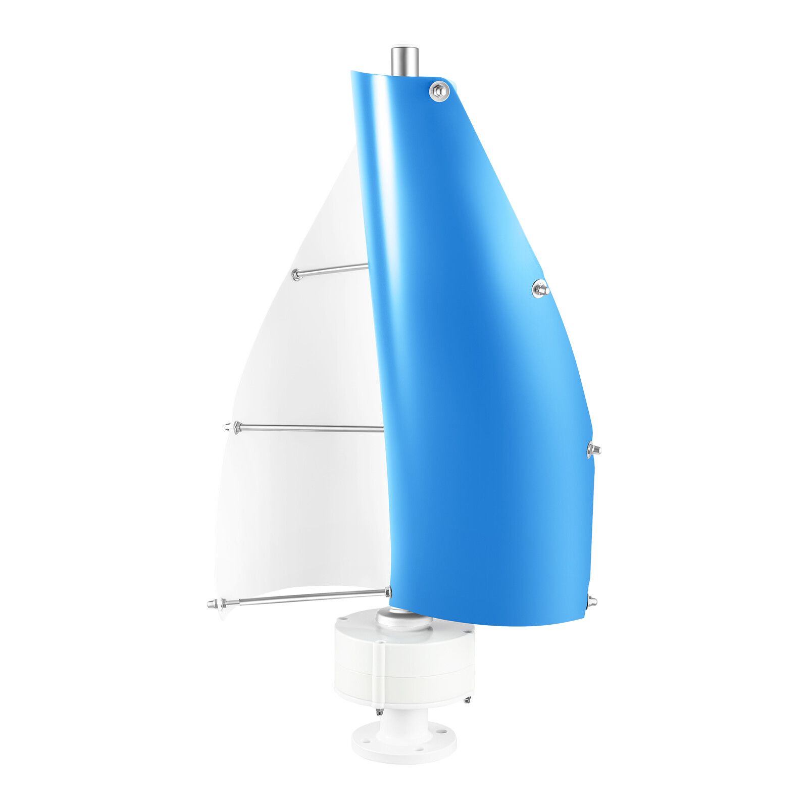 2-Blade Vertical Axis Wind Turbine Generator Power Turbine w/Controller 12V